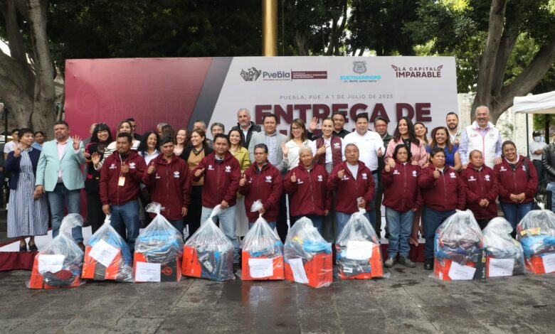 Gobierno de la Ciudad, uniformes, Sindicato del Ayuntamiento de Puebla