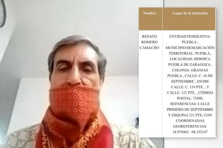Renato Romero Camacho, activista, Granjas Carroll, FGE, aprehensión