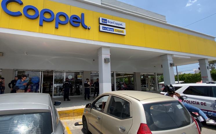 robo, asalto, Coppel Torrecillas, SSC, detenido, teléfonos celulares