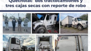 FGE, cateo, Quechola, tractocamiones, contenedores, robo