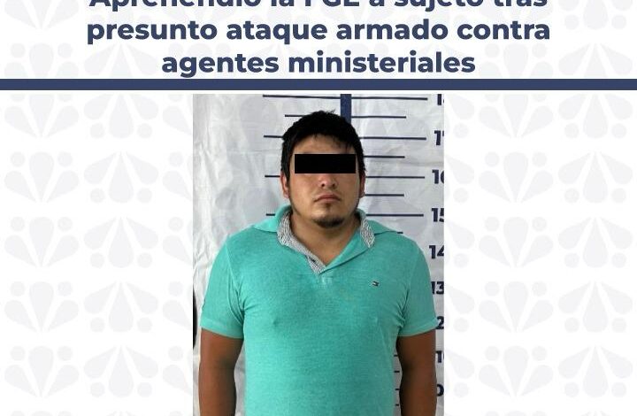 FGE, aprehensión, ataque armado, agentes ministeriales, Quecholac