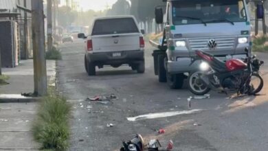 motociclista, accidente, Bosques de San Sebastián