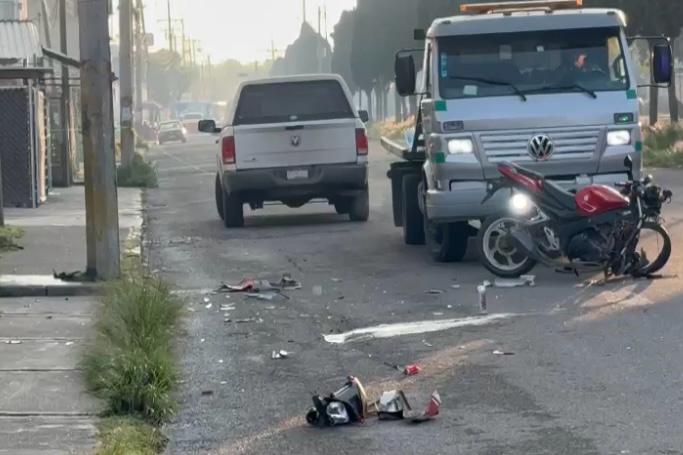 motociclista, accidente, Bosques de San Sebastián
