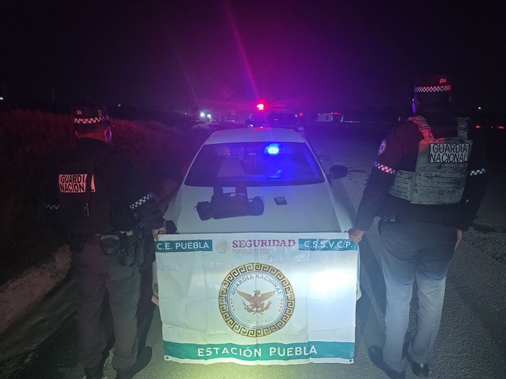 Guardia Nacional, falsa patrulla, autopista Puebla-Orizaba, Amozoc
