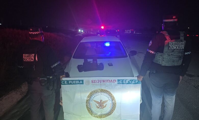 Guardia Nacional, falsa patrulla, autopista Puebla-Orizaba, Amozoc