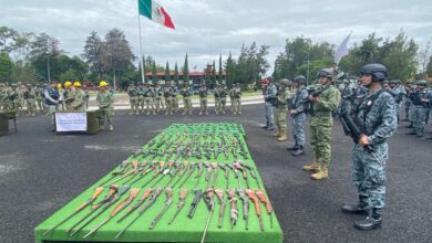 destrucción de armamento, Ejército Mexicano, decomisos, Gobierno de Puebla, Alejandro Armenta, armas de fuego
