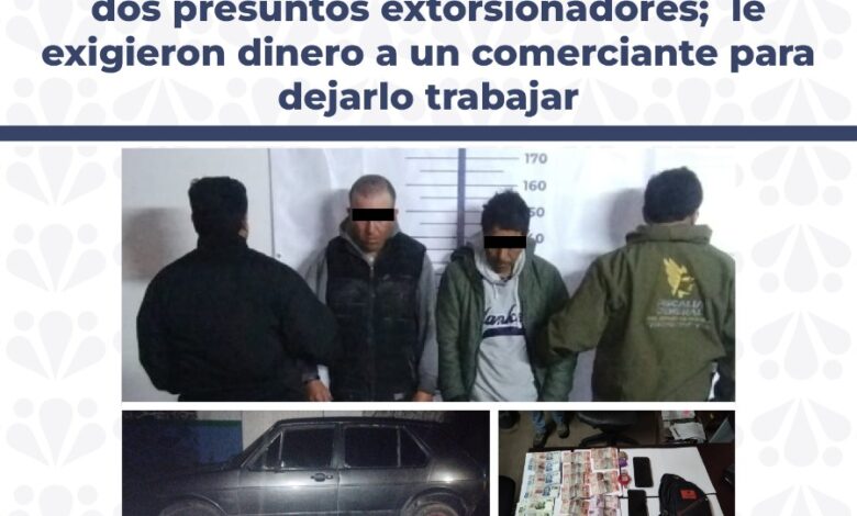 FGE, extorsionadores, comerciante, Libres, vinculados a proceso