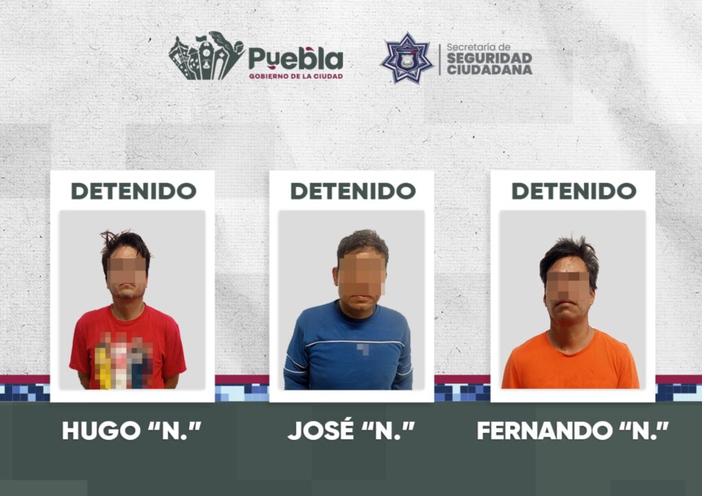 detenidos, SSC, robo, tiendas de conveniencia, San Francisco Totimehuacán