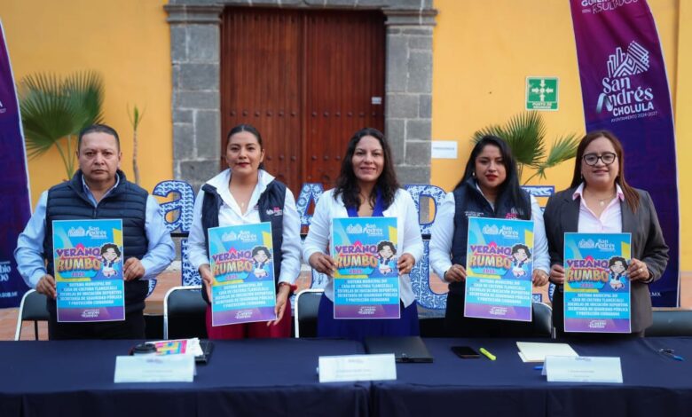 San Andrés Cholula, Lupita Cuatle, Verano con Rumbo 2025, cursos de verano