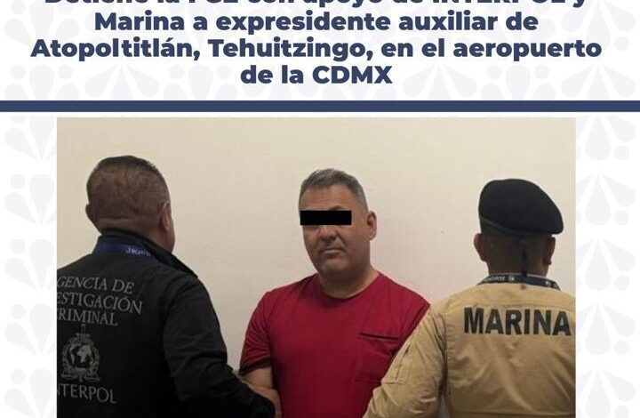 FGE, Interpol, Atopoltitlán, abuso de autoridad, presidente auxiliar, Tehuitzingo