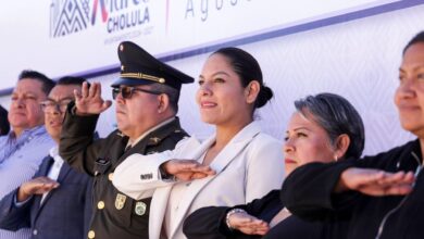 San Andrés Cholula, Lupita Cuautle, ceremonia cívica