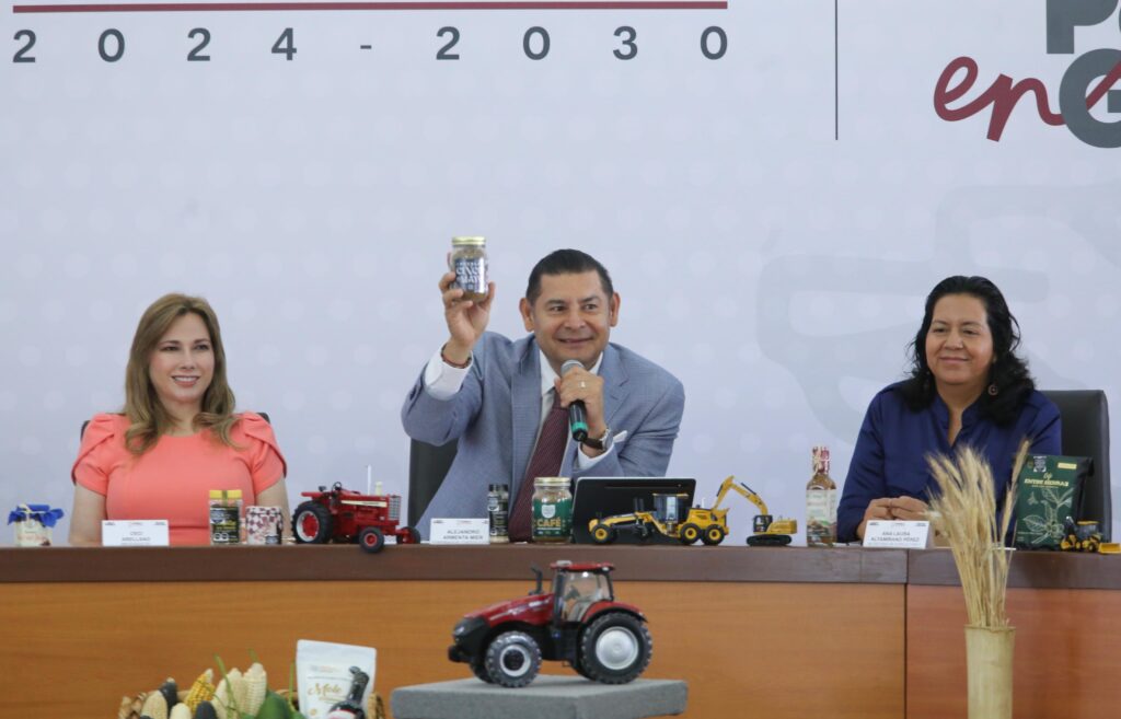 Puebla, riqueza comunitaria, apoyo al campo, seguridad, infraestructura, Alejandro Armenta