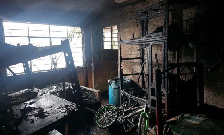 Huauchinango, incendio, Las Colonias de Hidalgo, muerto, FGE, investigaciones