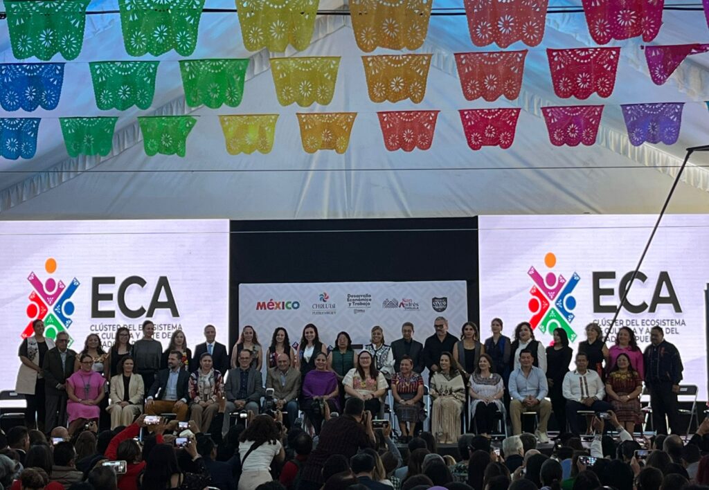 San Andrés Cholula, Lupita Cuautle, Clúster de Arte y Cultura, Puebla, Rigoberta Menchú
