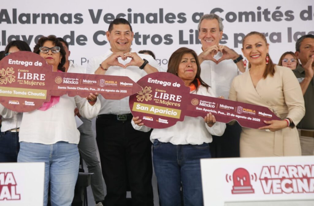 Gobierno de Puebla, centros de apoyo a las mujeres, San Aparicio, Santo Tomás Chautla