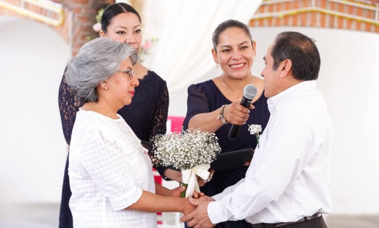 Lupita Cuautle, San Andrés Cholula, bodas gratuitas, familias