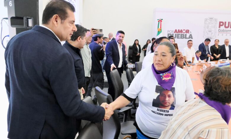 Gobierno de Puebla, Comisión de Búsqueda, Alejandro Armenta, madres buscadoras