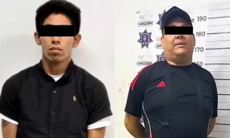SSP, policías, Amozoc, Puebla, Cuautlancingo, vehículos robados, detenidos