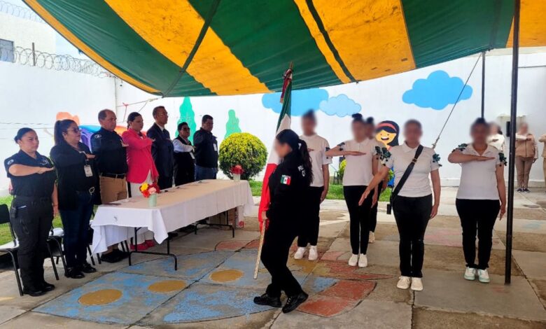 CENDI, Cereso femenil Ciudad Serdán, ciclo escolar, menores de edad, reclusión