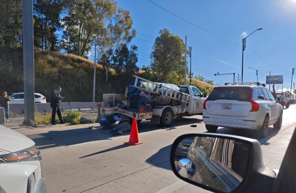choque, motociclista, pipa de gas, Periférico