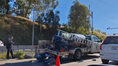 choque, motociclista, pipa de gas, Periférico