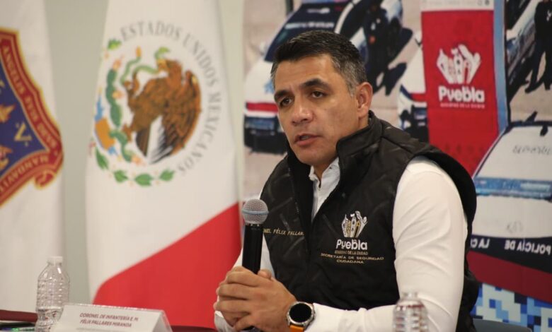 operativos, cámaras parásito, SSC, Puebla capital, informe de accidentes, Félix Pallares Miranda