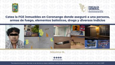 cateo, FGE, detenido, Misiones de San Francisco, droga, Coronango
