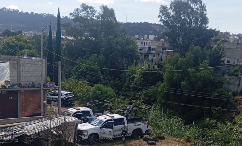 operativo, Guardia Nacional, SSC, cadáver embolsado, colonia El Salvador