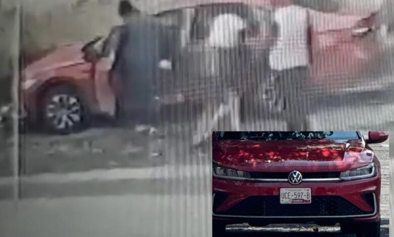 parque industrial Chachapa, robo de vehículo, Amozoc, VW Jetta, delincuentes, inseguridad
