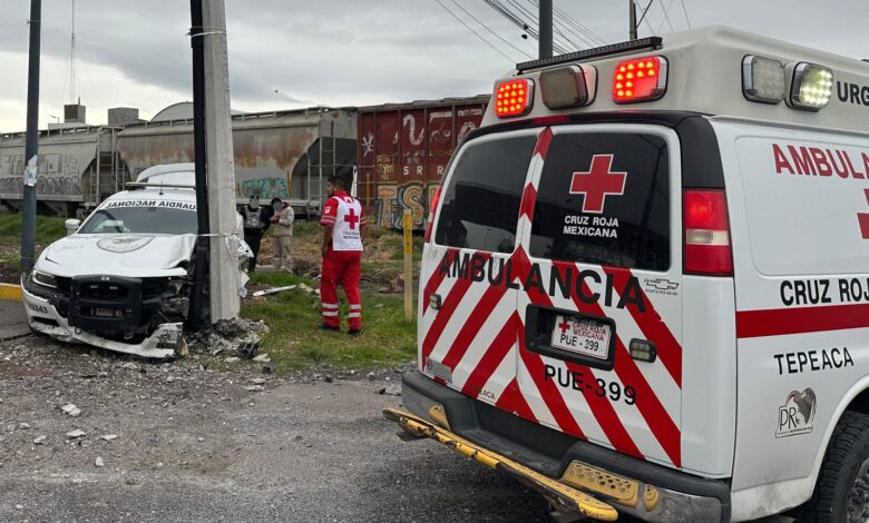 Guardia Nacional, tren, choque, accidente, Vía Xalapa, Tepeaca, Cruz Roja