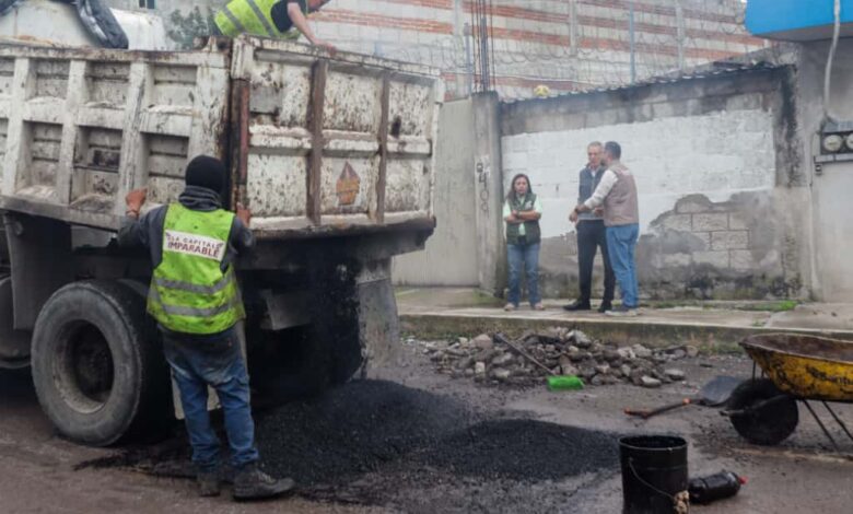 Pepe Chedraui, Gobierno de la Ciudad, trabajos de bacheo, San José El Conde