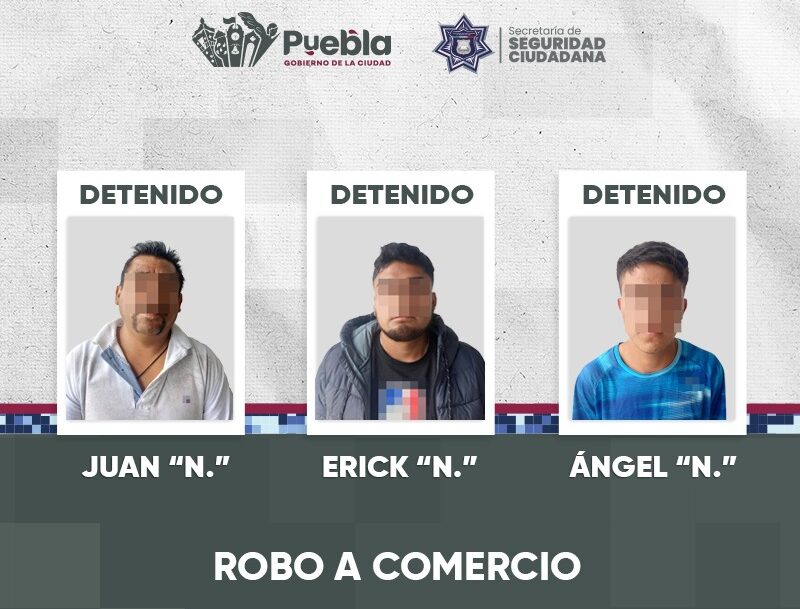 detenidos, SSC, persecución, robo a Oxxo, persecución