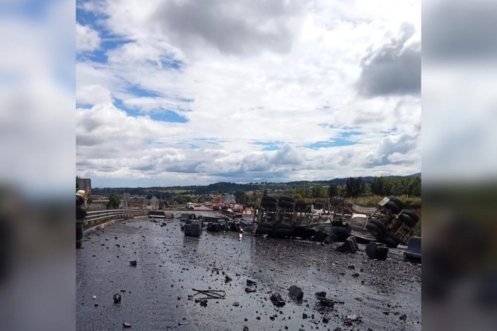 explosión, pipa con diésel, Tlahuapan, autopista México-Puebla, accidente