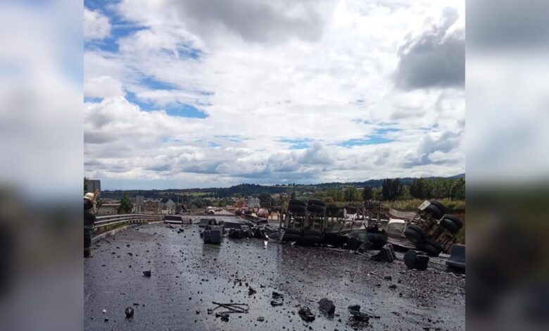 explosión, pipa con diésel, Tlahuapan, autopista México-Puebla, accidente