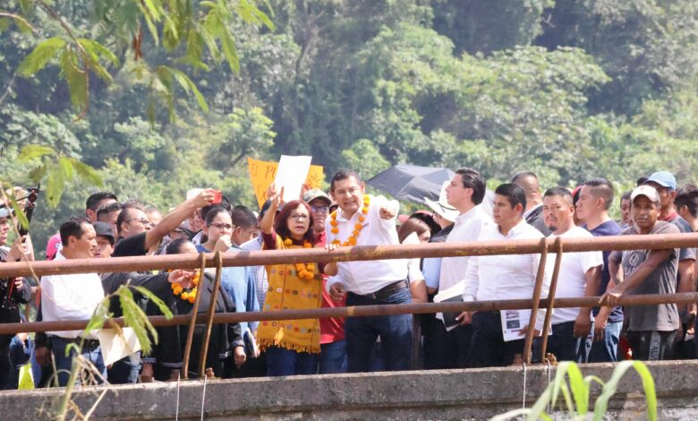 Gobierno de Puebla, Gobierno de México, puente Zihuateutla-Tlaola, Alejandro Armenta, contingencia