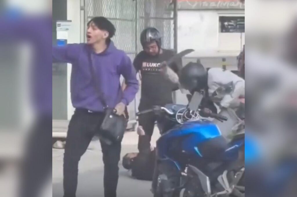 ladrón, robo de celulares, entronque de Amalucan, lesionado
