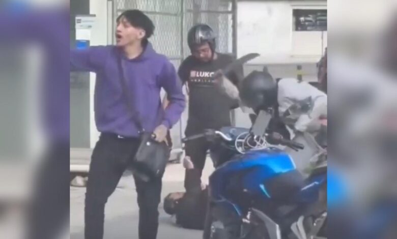 ladrón, robo de celulares, entronque de Amalucan, lesionado
