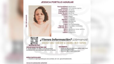Jessica Portillo Aguilar, desaparecida, Atlixco, manifestación, Comisión de Búsqueda de Personas, extorsión