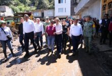 Gobierno de Puebla, Alejandro Armenta, devastación, Sierra Norte, lluvias, Claudia Sheinbaum, solidaridad