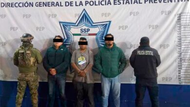 detenidos, huachicoleros, Santa Rita Tlahuapan, SSP, Semar