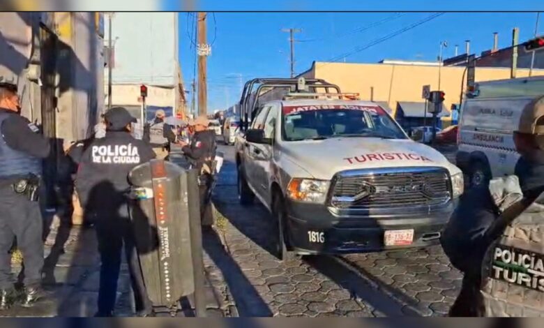 golpeado, Centro Histórico, Policía Turística, borracho, SUMA, lesionado