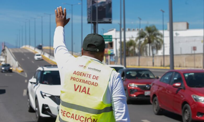 Gobierno de Puebla, movilidad, agentes de Proximidad Vial
