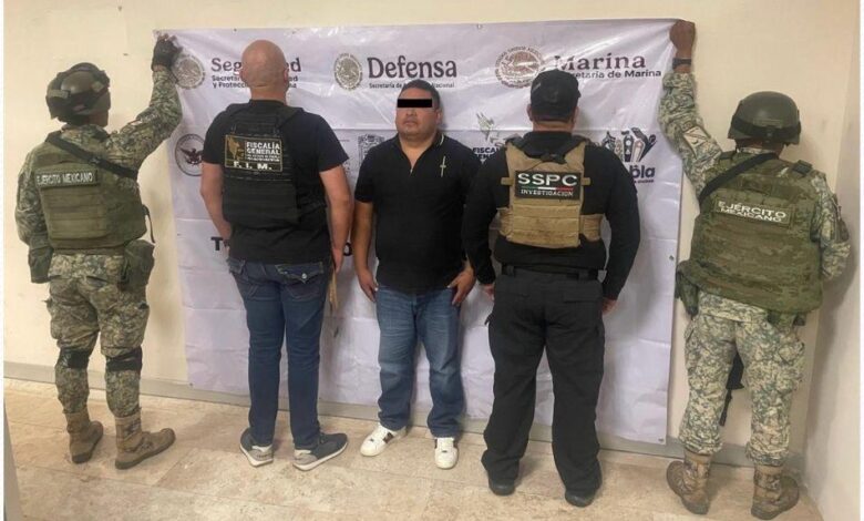 FGE, captura, Sedena, SSPC, El Carretas, líder huachigasero, Texmelucan, Puebla, Tlaxcala