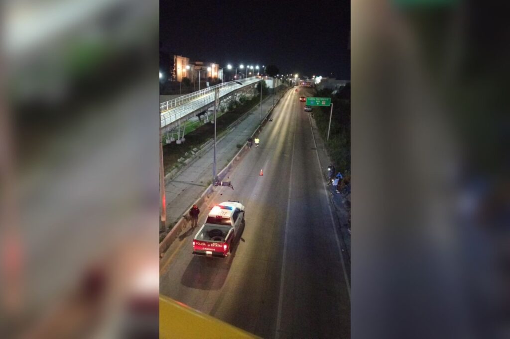 accidente, choque, Periférico, motociclista, Granjas Mayorazgo, SSP