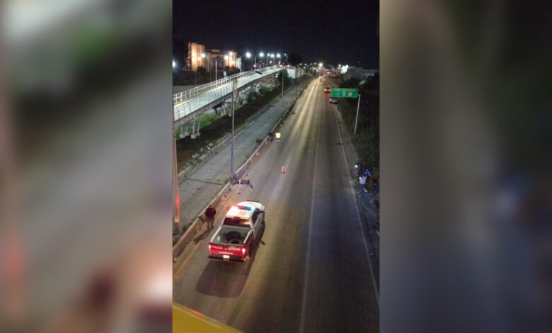 accidente, choque, Periférico, motociclista, Granjas Mayorazgo, SSP