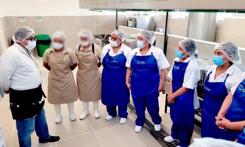 Cereso de Serdán, acreditación federal, manejo de alimentos, Distintivo H