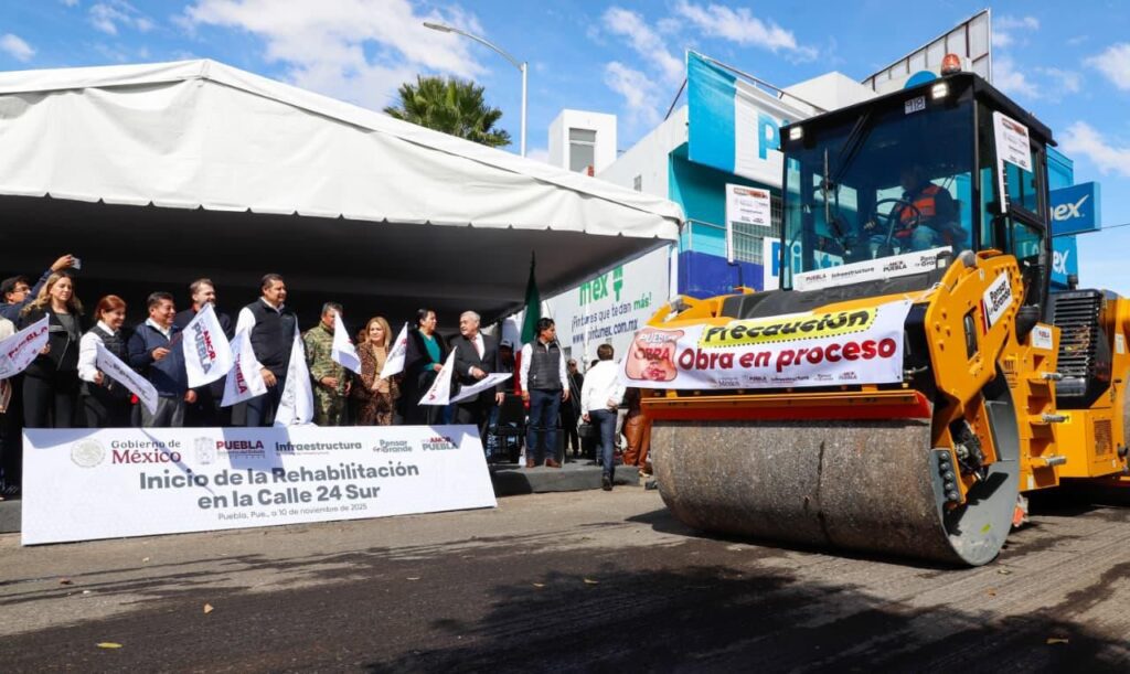 Alejandro Armenta, Gobierno de Puebla, rehabilitación vial, Puebla capital