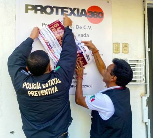 SSP, suspensión, empresa de seguridad privada, Protexia 360, El Carmen