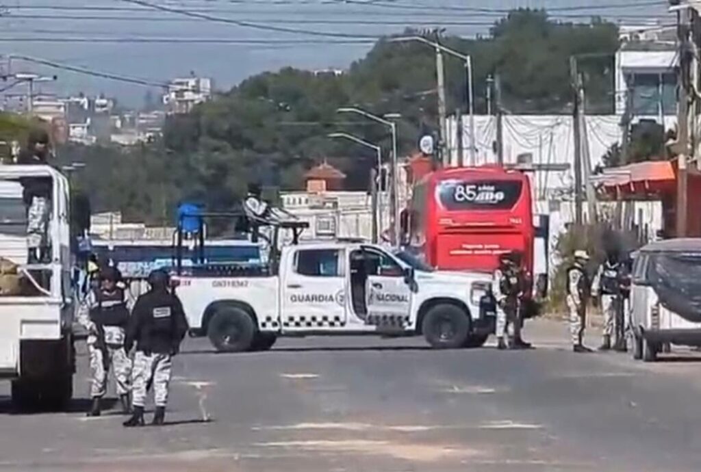 Guardia Nacional, robo de armas, operativo, Xonacatepec