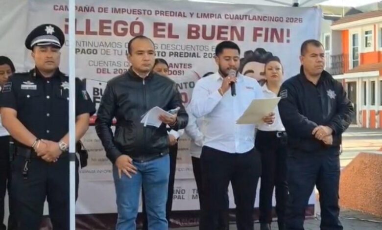 Cuautlancingo, Buen Fin, pago de predial